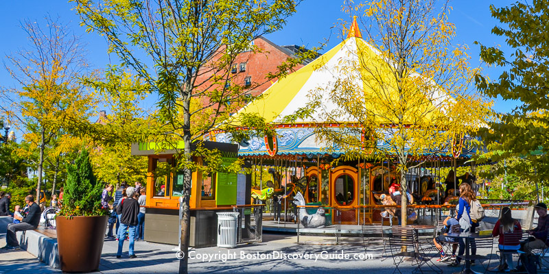 Carousel on Boston's Greenway