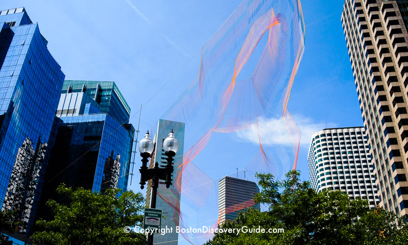 Boston's Greenway attraction:  Sculpture