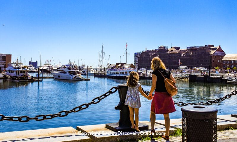 Boston Harbor, near the Marriott Long Wharf Hotel