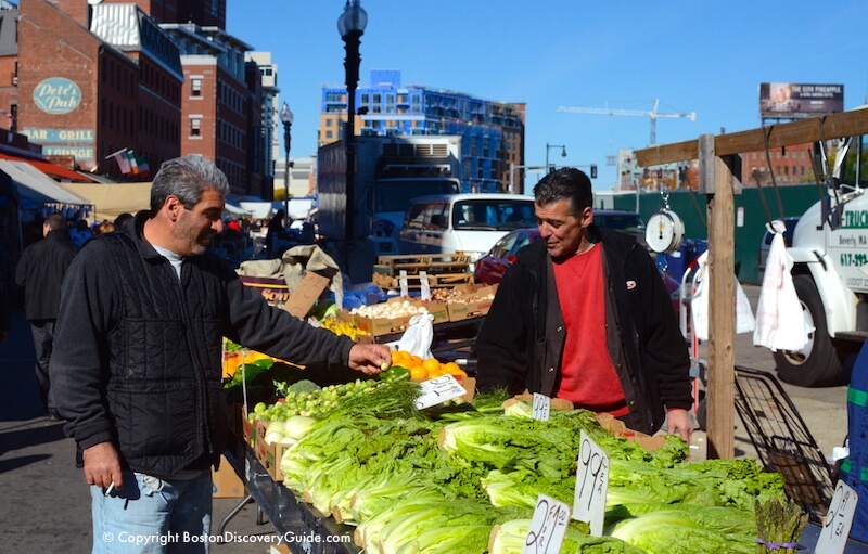 Haymarket vendors fill all available space on Blackstone Street