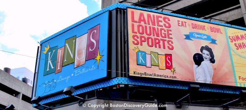 Kings bowling alley in Boston