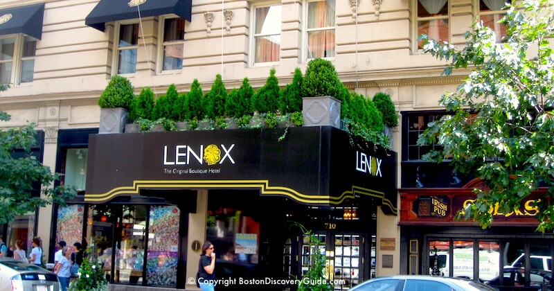 Lenox Hotel on Boylston Street - Less than 200 feet from the Boston Marathon Finish Line Lenox Hotel on Boylston Street - Less than 200 feet from the Boston Marathon Finish Line