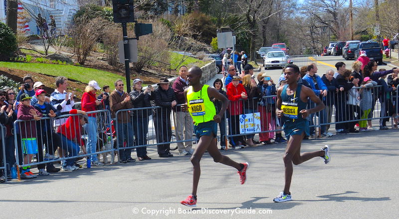 Mile 21 on the Boston Marathon Route