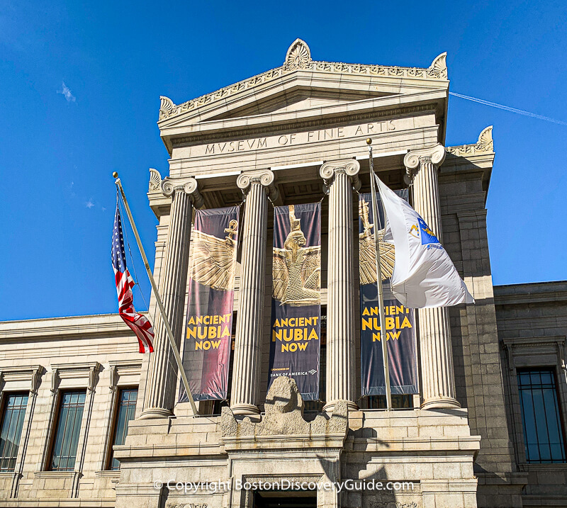 Boston's Museum of Fine Arts - Fenway Entrance