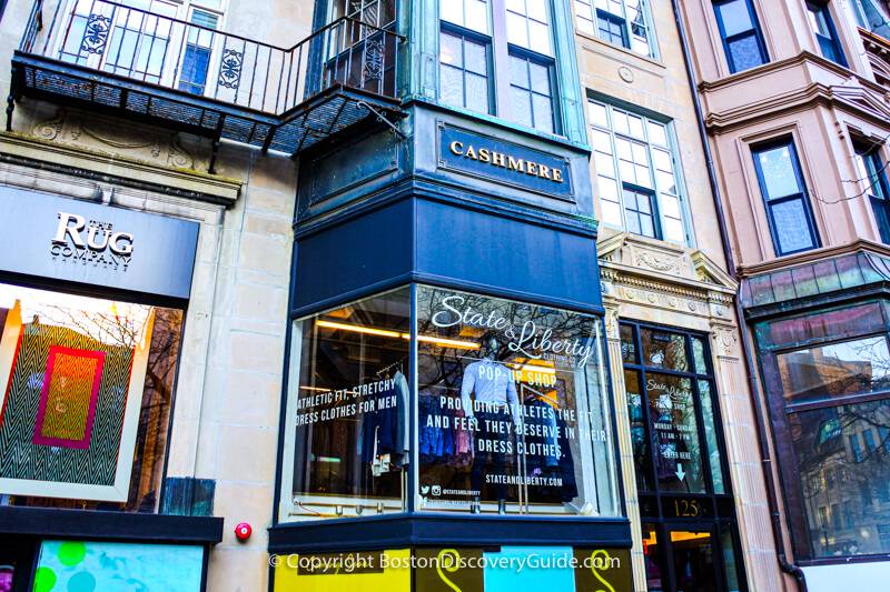 Newbury Street Shopping Boston Discovery Guide