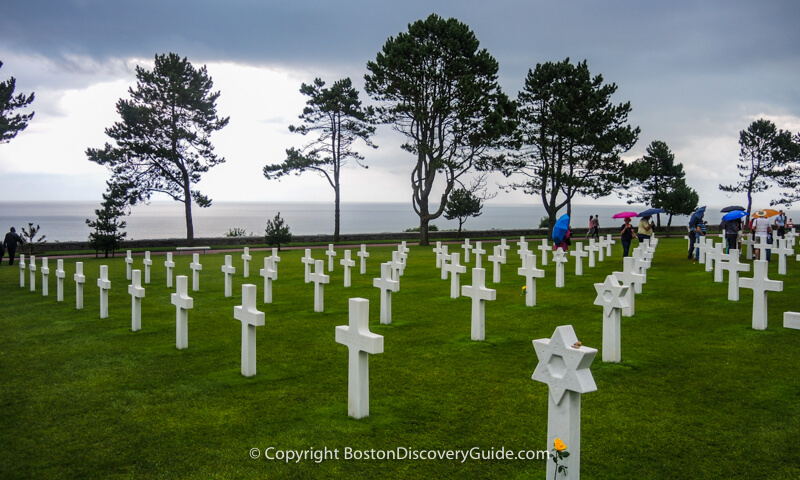 American graves in Normandy