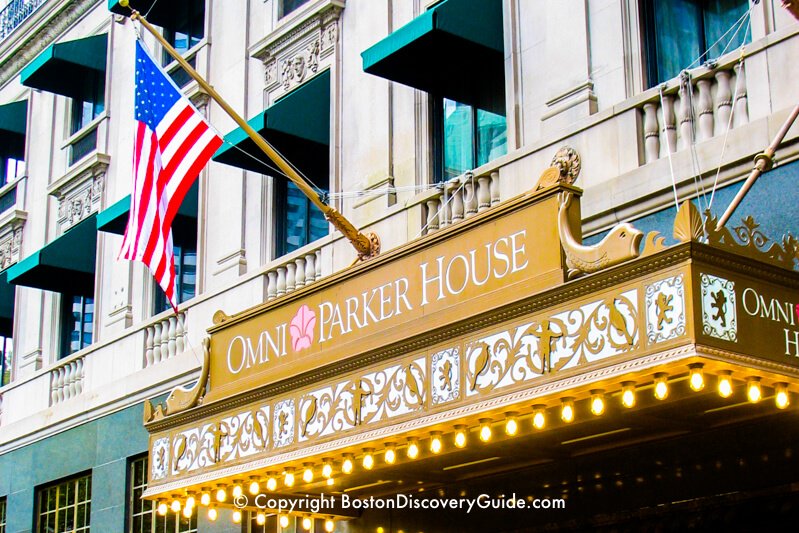Omni Parker House Hotel on Boston's historic Freedom Trail