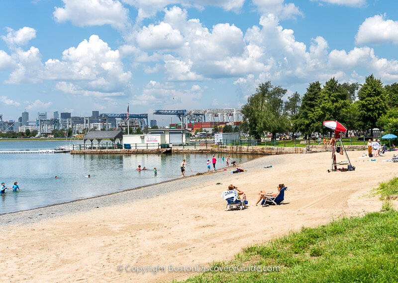 Pleasure Bay Beach in Boston