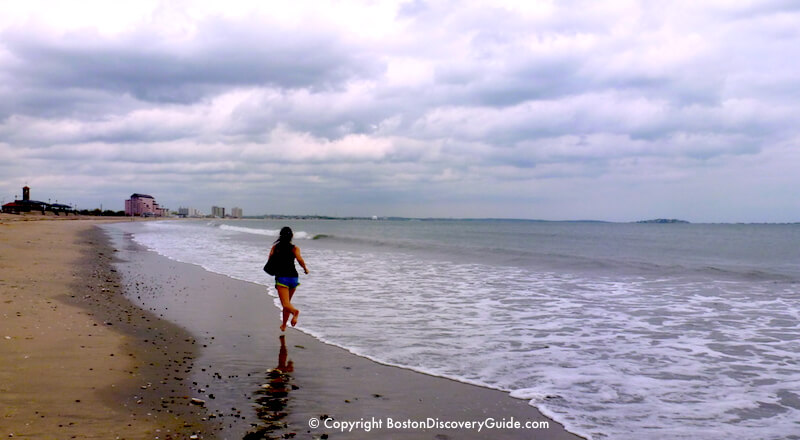 Running on Revere Beach