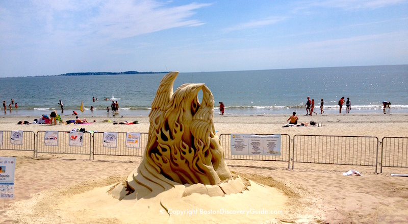 Sand Sculpture at Revere Beach