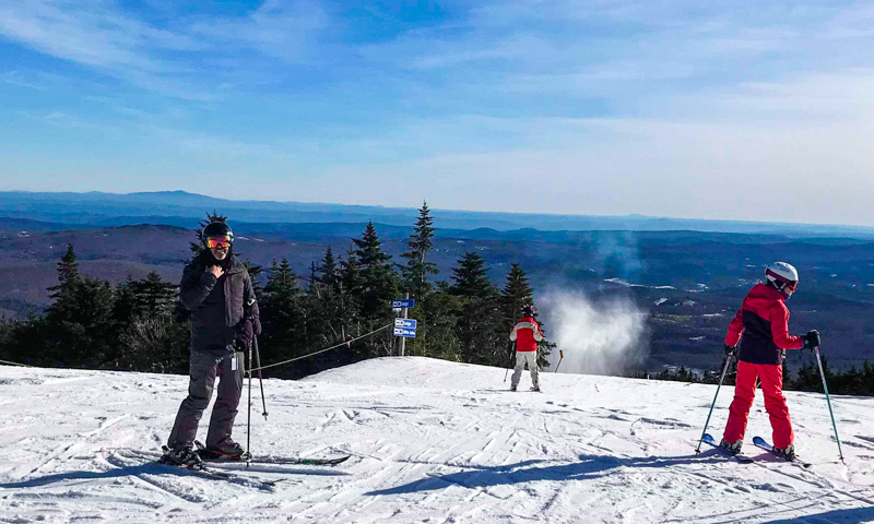 Top photo: Mount Snow ski area - Photo credit: Jessica Shi