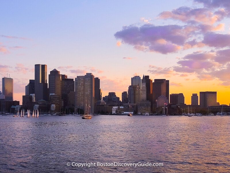 Odyssey cruise ship in Boston Harbor