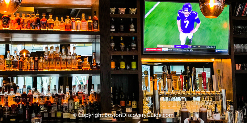 Super Bowl Sunday in Boston - Bar at The Smoke Shop BBQ - Super Bowl Party site