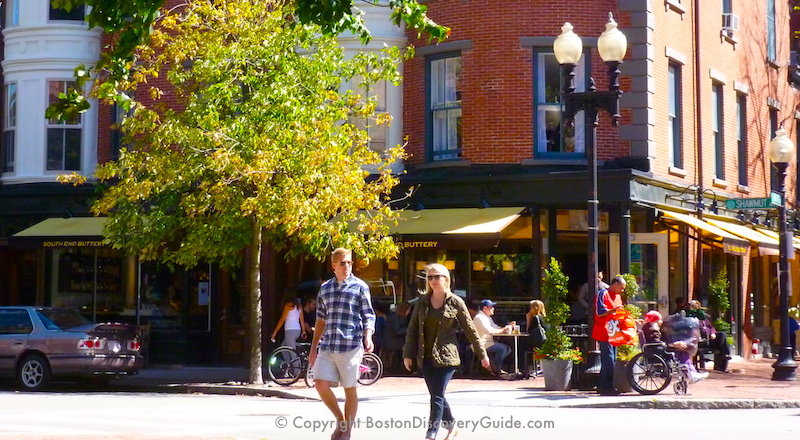 Boston Neighborhoods Attractions Map Discovery Guide Boston S South End Neighborhood On A Saay Morning
