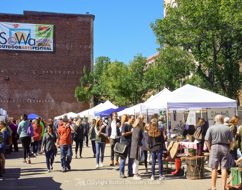 Art at SoWa in Boston's South End