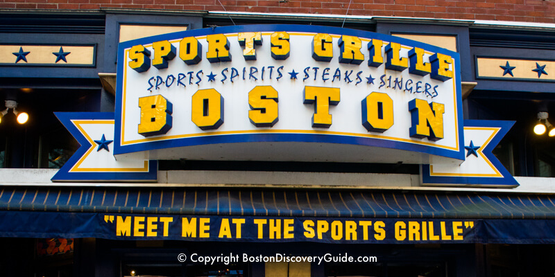 Bars near the TD Garden in Boston