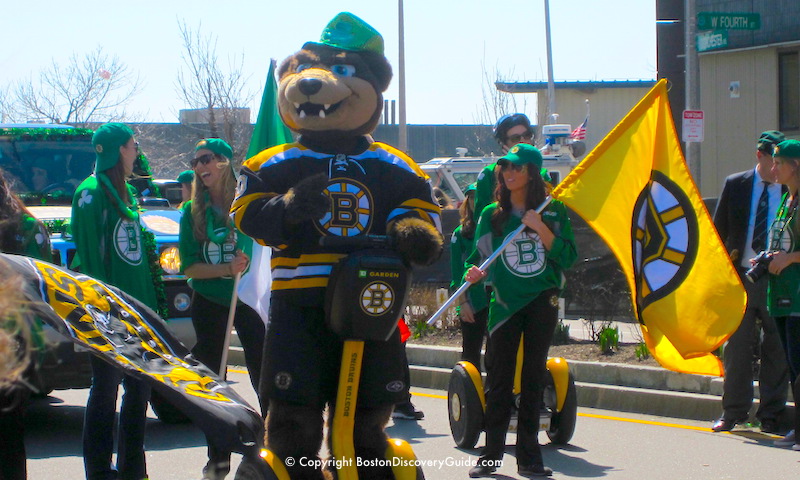 Boston Bruins parade float Boston Bruins parade float