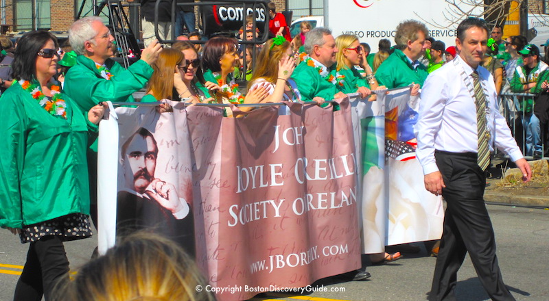 John Boyle O'Reilly Society of Ireland Float John Boyle O'Reilly Society of Ireland Float