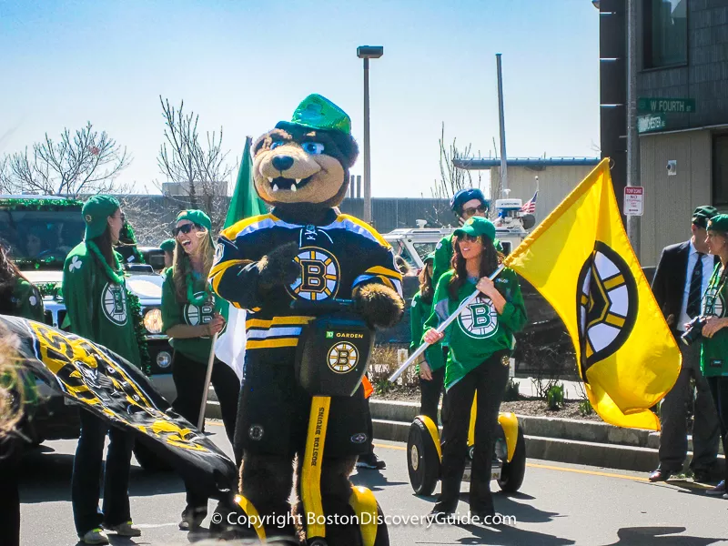 Boston Bruins parade float Boston Bruins parade float