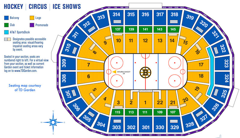 TD Garden - Boston, MA  Tickets, 2023-2024 Event Schedule, Seating Chart