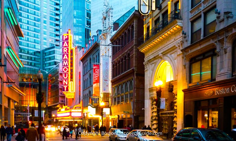 Boston's Theatre District Boston's Theatre District