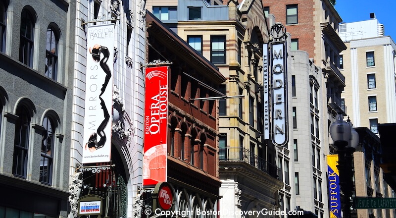Boston's Theatre District Boston's Theatre District