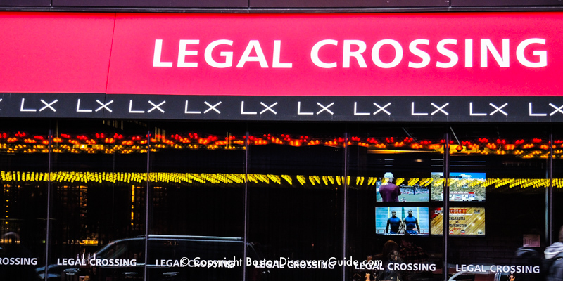 Legal Crossing Restaurant in Boston's Theatre District Legal Crossing Restaurant in Boston's Theatre District