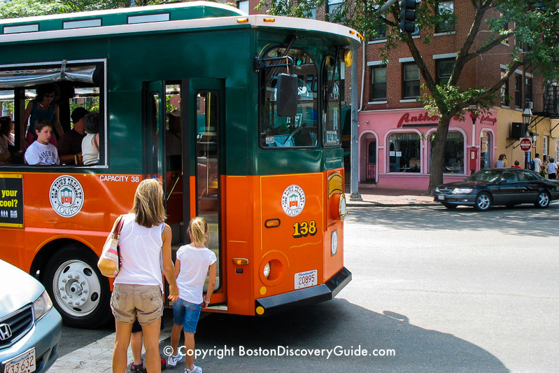 Boston Trolley Tours - Great choice for kids!