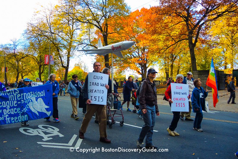 Veterans Day Parade in Boston