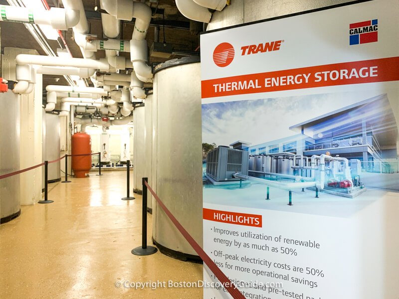 Energy-efficient cooling system in the "Chilling Room" at the Wang Theatre Energy-efficient cooling system in the "Chilling Room" at the Wang Theatre