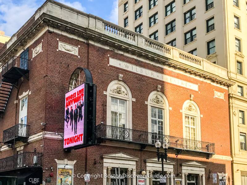 The Wilbur Boston Ma Seating Chart