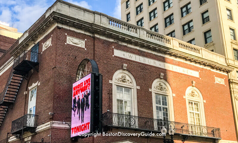 Wilbur Theatre - Boston comedy club and concert venue in the Theatre District