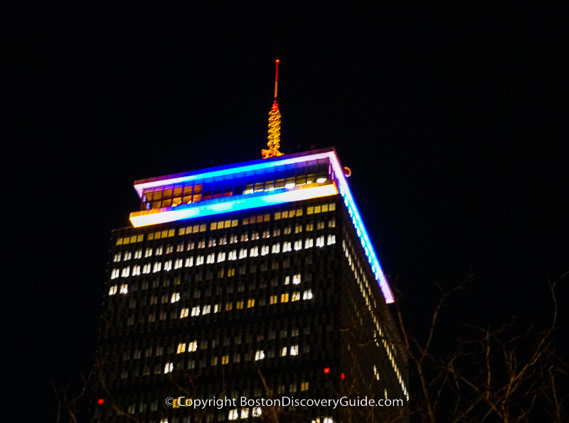 31 Nights of Lights at Boston's Pru Tower