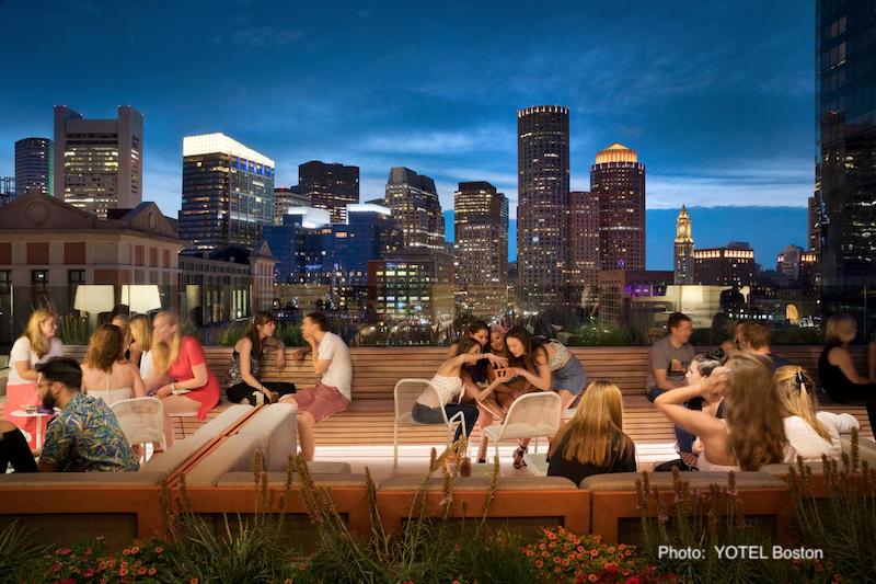 YOTEL Boston's rooftop YOTEL Boston's rooftop