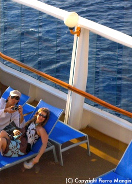 Norwegian Dawn Deck - Photo Copyright and courtesy of Pierre Mangin Norwegian Dawn Deck - Photo Copyright and courtesy of Pierre Mangin